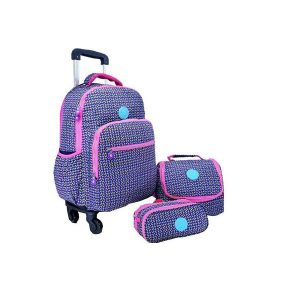 Kit Mochila Lancheira Escolar