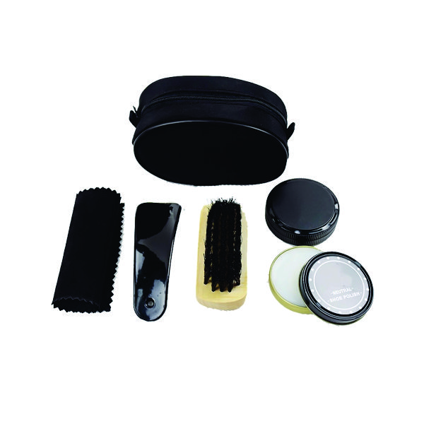 Kit caixa de engraxar polimento de sapato