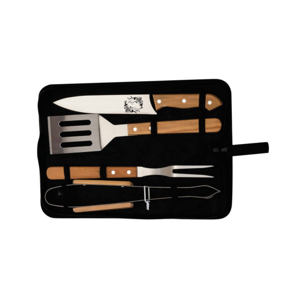 Kit de Churrasco no Estojo Personalizado