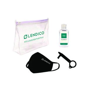 Kit de higiene pessoal álcool gel