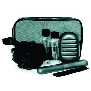 Kit de Higiene Pessoal Masculino para Viagem - Compacto e Funcional