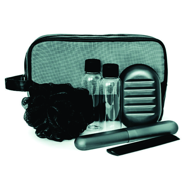 Kit de Higiene Pessoal Masculino para Viagem – Compacto e Funcional