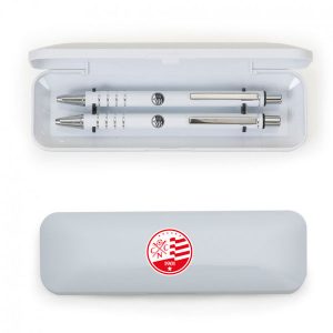 Kit lapiseira e caneta futebol