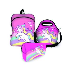 Kit mochila escolar infantil brinde
