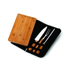 Kit para Churrasco no Estojo Personalizado