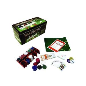 Kit poker 200 fichas brinde