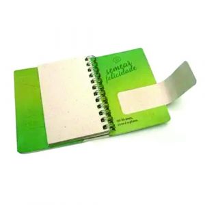 MINI CADERNO POCKET RECICLATO