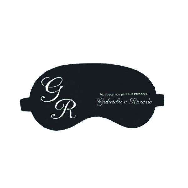 Máscara para Dormir Personalizada Casamento