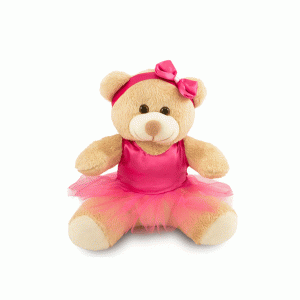 Mascote de Pelúcia Urso Bailarina