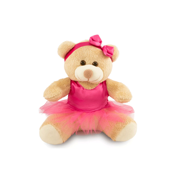 Mascote de Pelúcia Urso Bailarina