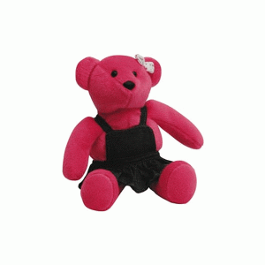 Mascote de Pelúcia Urso Vermelho