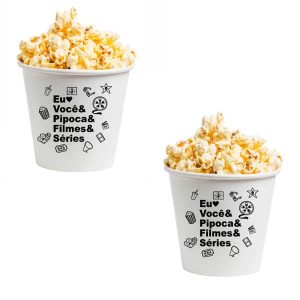 Mini Balde de Pipoca para Personalizar Brindes
