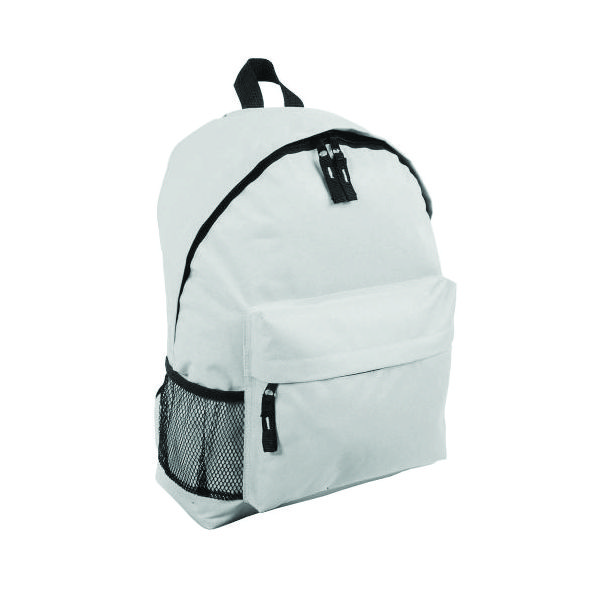 Mochila Branca e Personalizada