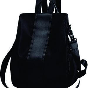 Mochila Couro com Plaquinha Personalizada