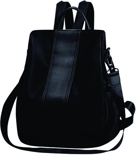 Mochila Couro com Plaquinha Personalizada