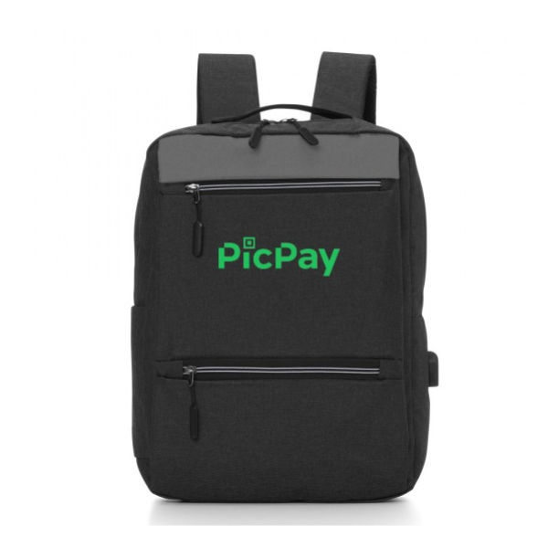 Mochila De Nylon USB
