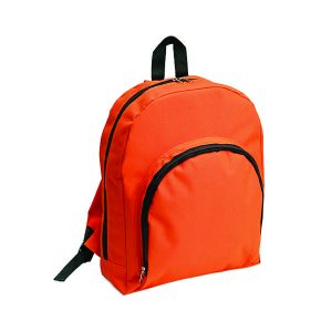 Mochila Laranja e Personalizada