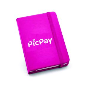 Moleskine Personalizado Na Cor Rosa