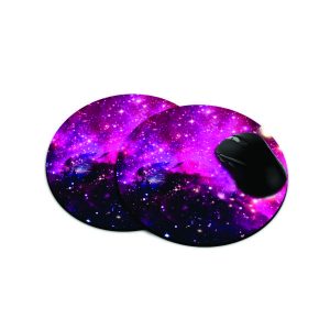 Mouse Pad Rosa Espacial