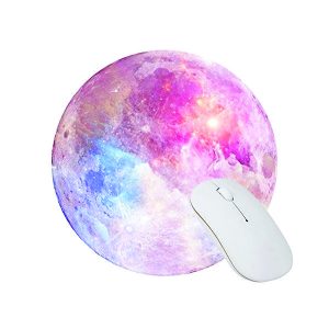Mouse Pad Rosa Espacial Brinde