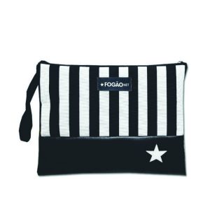 Necessaire Personalizada Branca E Preta
