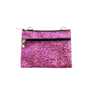 Necessaire Rosa Glitter Personalizada
