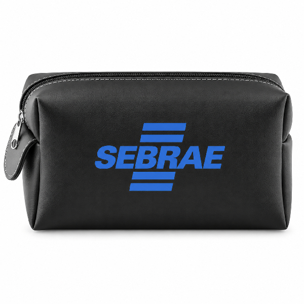 Necessaire Personalizada de Couro Sintético