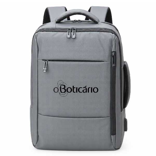 Mochila de Couro com USB Personalizada