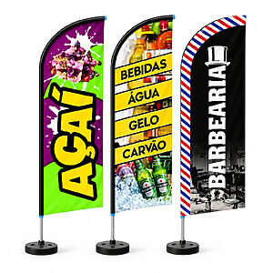 Wind Banner Personalizado para Ambientes Internos