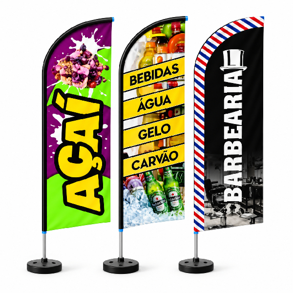 Wind Banner Personalizado para Ambientes Internos