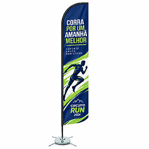Wind Banner Personalizado para Eventos Esportivos