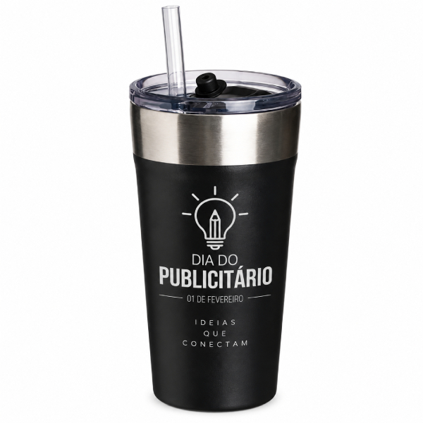 Copo com Canudo Dia dos Publicitários