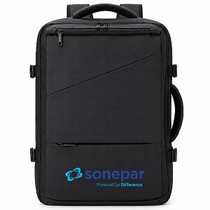 Mochila De Couro Personalizada Preta