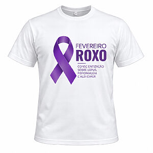 Camiseta Fevereiro Roxo