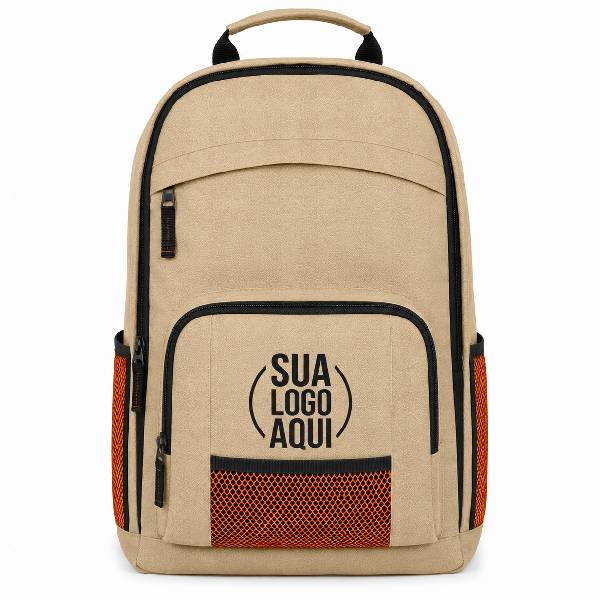 Mochila de Lona Para Brindes Personalizada