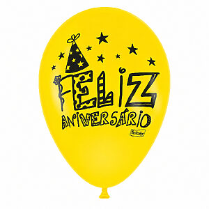 Bexiga de Aniversário Personalizada
