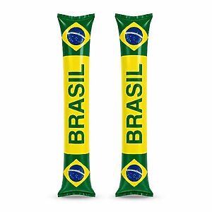Bastão Bate-bate Inflável Copa Torcida Brasil