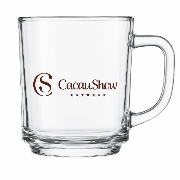 Caneca De Vidro Personalizada Eventos