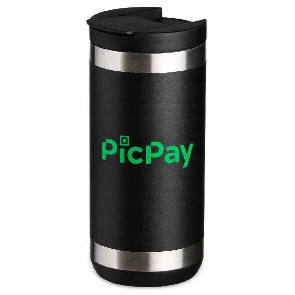 Copo térmico para viagem brinde