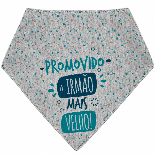 Bandana Para Cães e Gatos Promovido a Irmão Mais Velho