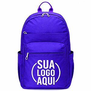 Mochila Personalizada Na Cor Roxa