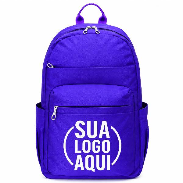 Mochila Personalizada Na Cor Roxa