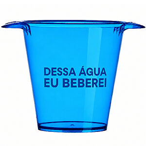 Balde de Gelo Acrílico para Personalizar