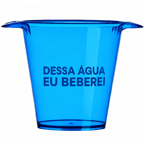 Balde de Gelo Acrílico para Personalizar