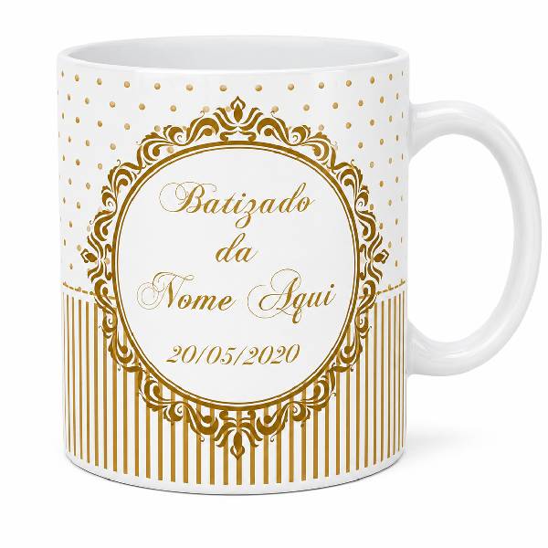 Caneca Personalizada Batizado