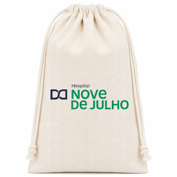 Saco De Algodão Cru Personalizado Kit