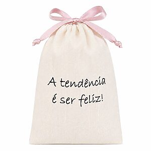Saquinhos De Algodão Cru Personalizados