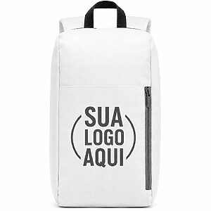 Mochila Branca e Personalizada