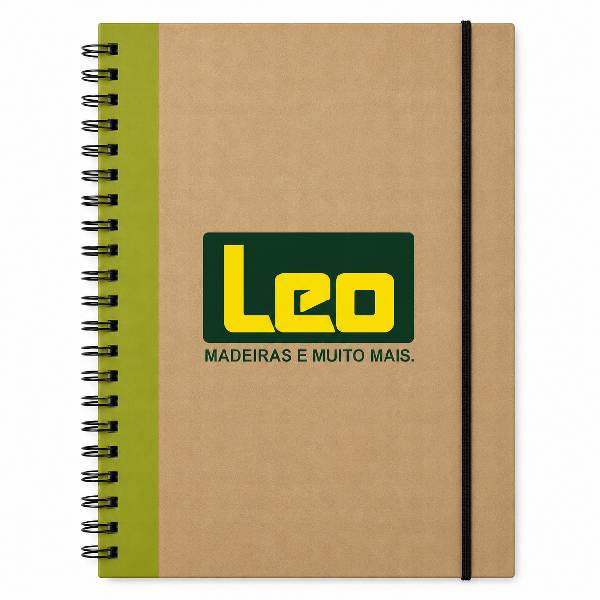 Caderno Ecológico A5 Com Caneta Personalizado