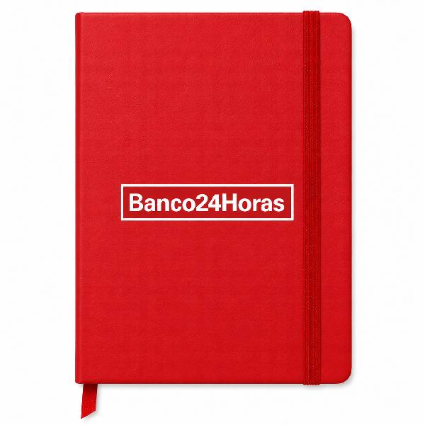 Cadernos de Anotações com Elástico Personalizado